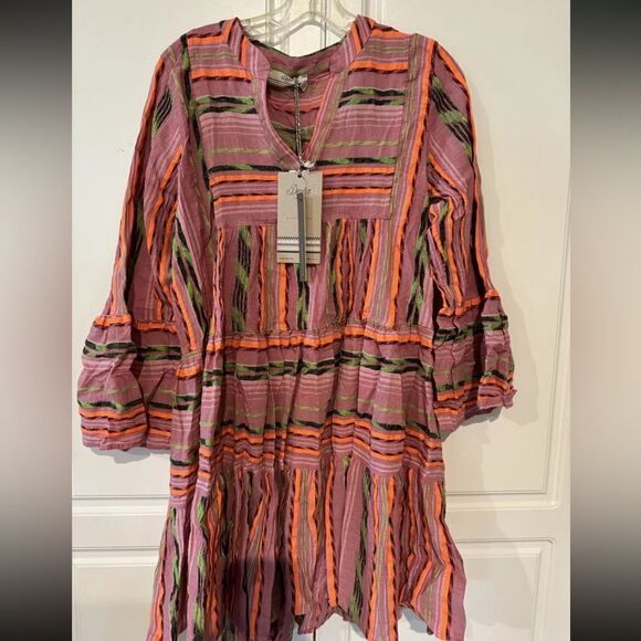 NEW DEVOTION TWINS ella dress SMALL RASPBERRY - Picture 5 of 6